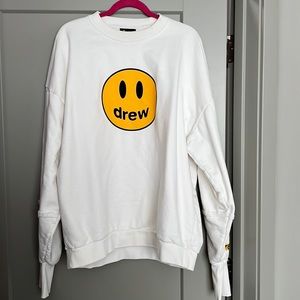 DREW HOUSE LIMITED EDITION WHITE CREW NECK SIZE L